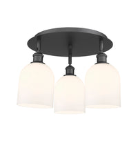 Ballston Semi-Flush Mount Satin Nickel