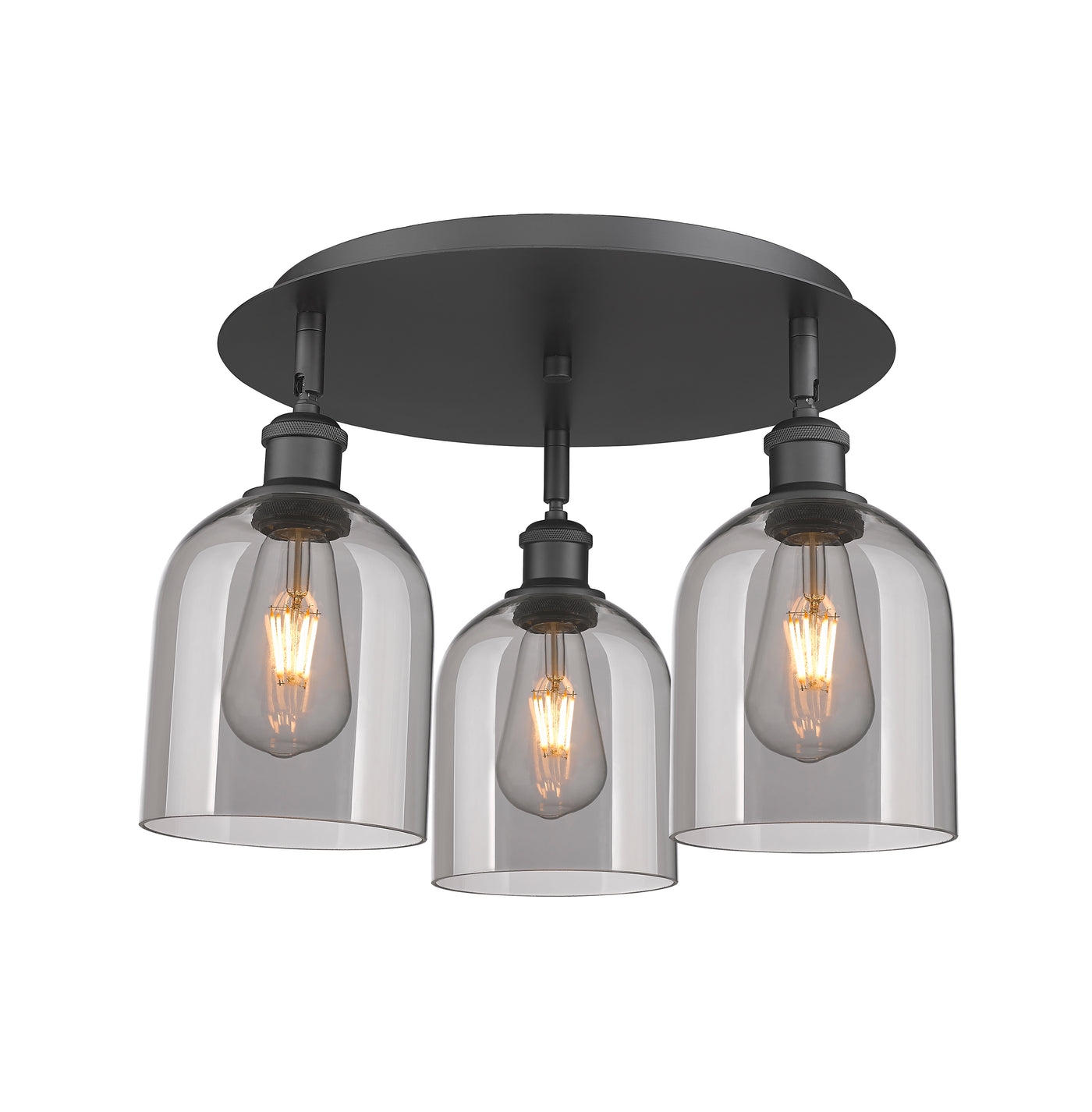 Ballston Semi-Flush Mount Satin Nickel