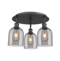 Ballston Semi-Flush Mount Satin Nickel