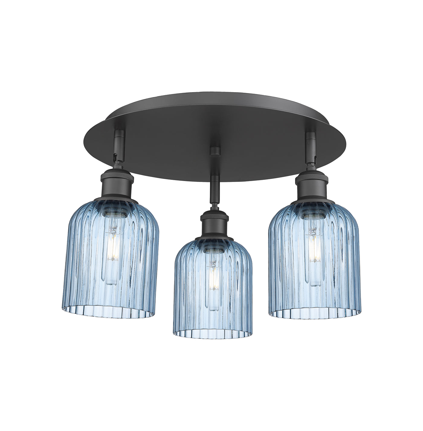 Ballston Semi-Flush Mount Satin Nickel