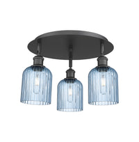 Ballston Semi-Flush Mount Satin Nickel