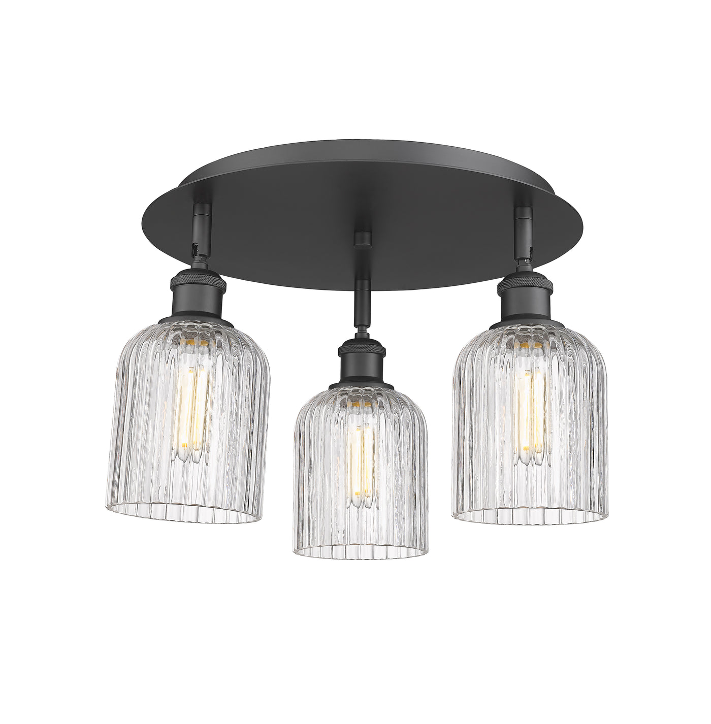 Ballston Semi-Flush Mount Satin Nickel