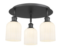 Ballston Semi-Flush Mount Satin Nickel