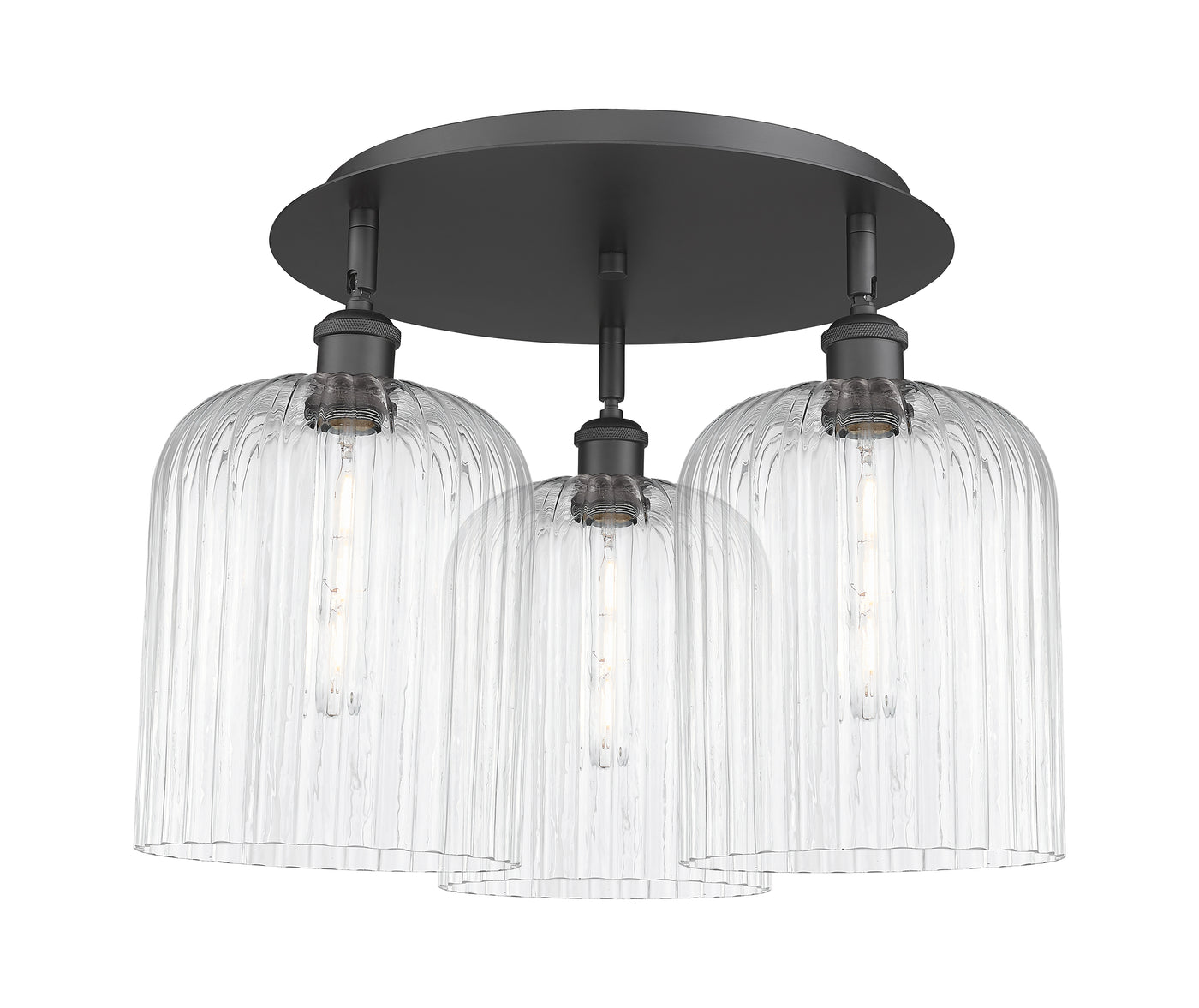 Ballston Semi-Flush Mount Satin Nickel