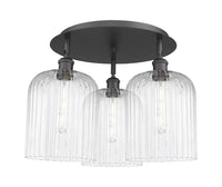 Ballston Semi-Flush Mount Satin Nickel