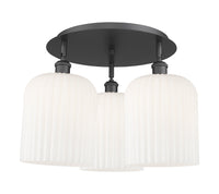 Ballston Semi-Flush Mount Satin Nickel