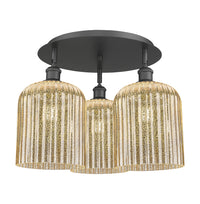 Ballston Semi-Flush Mount Satin Nickel