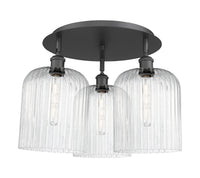 Ballston Semi-Flush Mount Satin Nickel