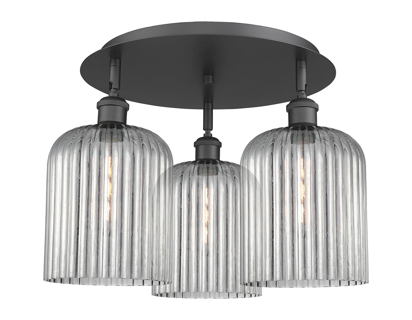 Ballston Semi-Flush Mount Satin Nickel