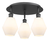 Ballston Semi-Flush Mount Satin Nickel