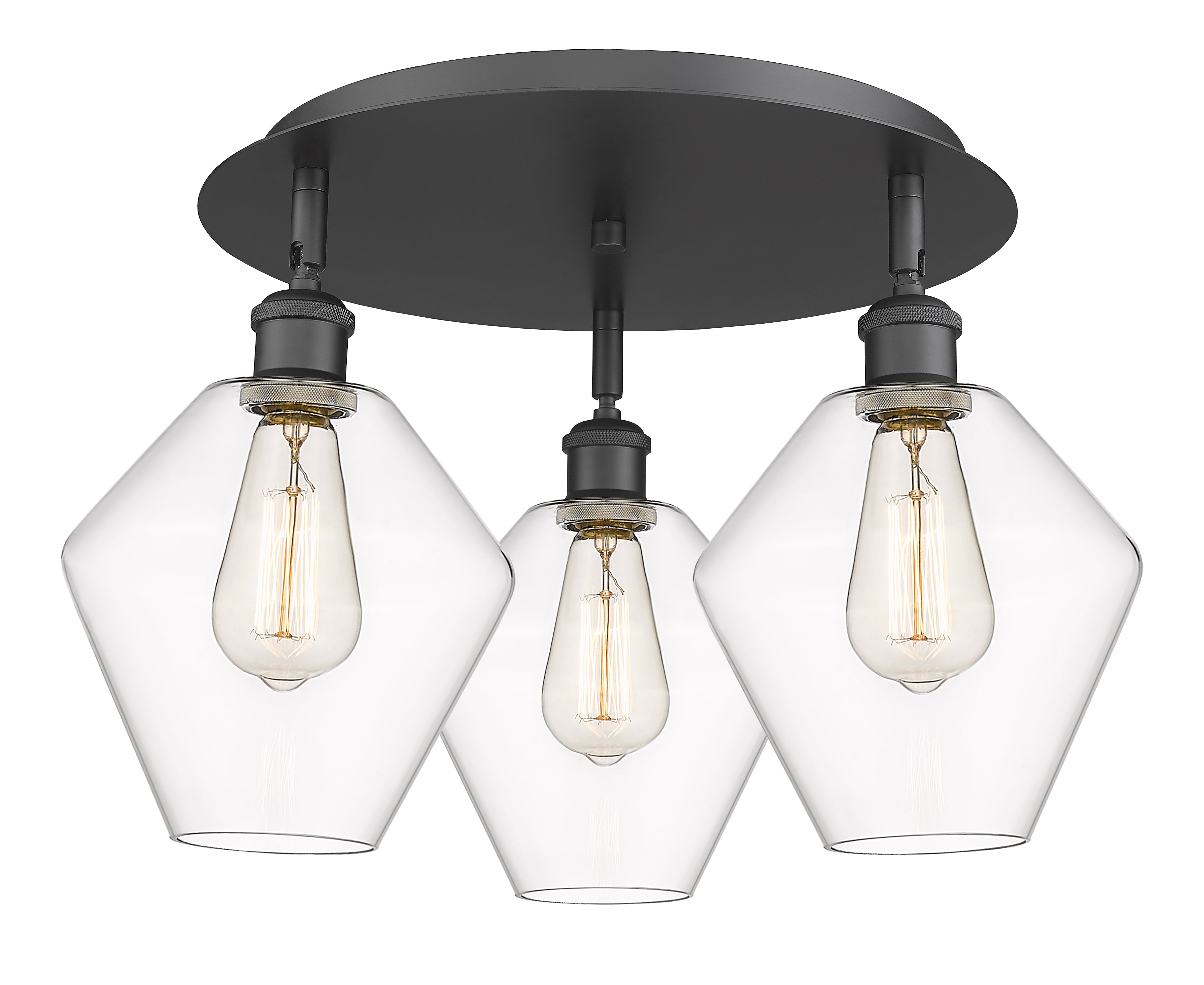 Ballston Semi-Flush Mount Satin Nickel Finish