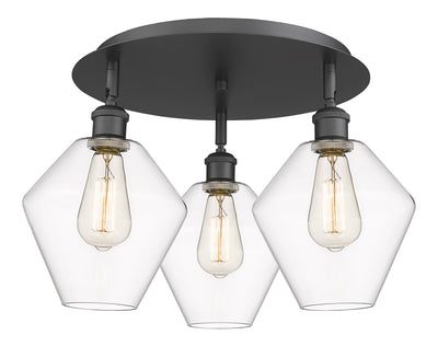 Ballston Semi-Flush Mount Satin Nickel Finish