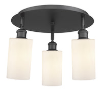 Ballston Semi-Flush Satin Nickel Brass