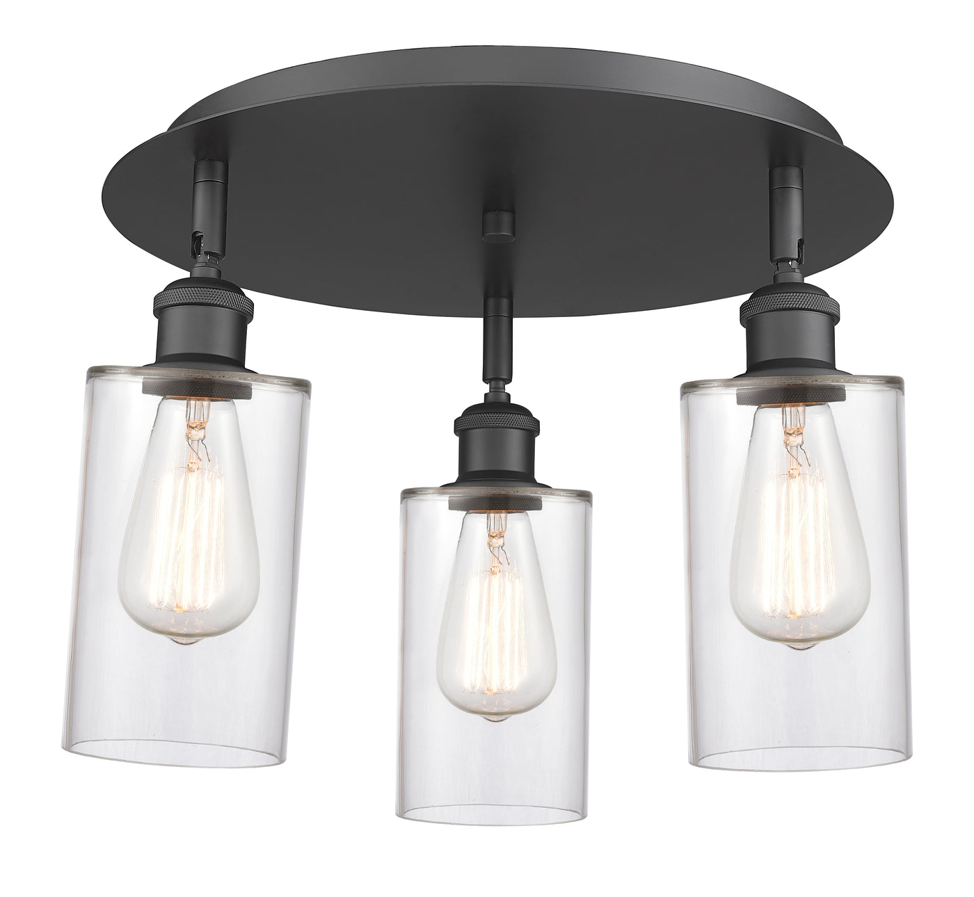 Ballston Semi-Flush Satin Nickel Brass