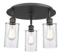 Ballston Semi-Flush Satin Nickel Brass