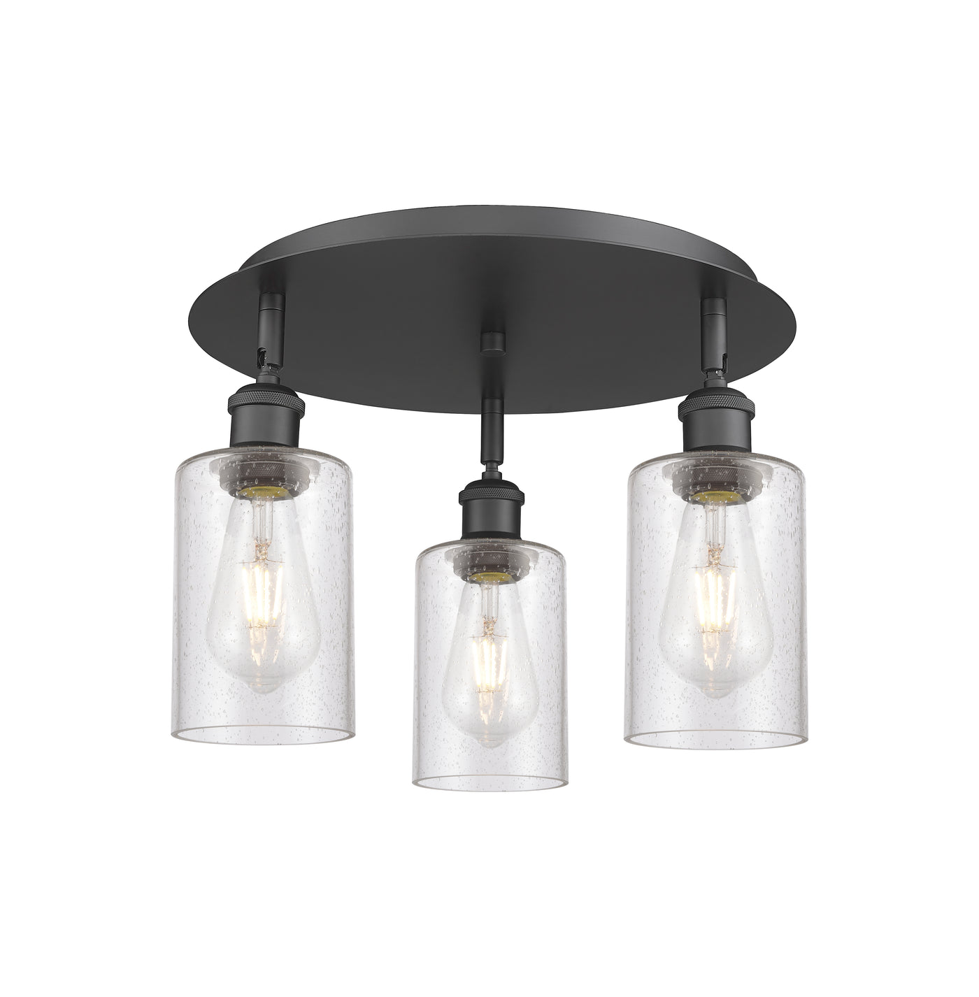 Ballston Semi-Flush Satin Nickel Brass