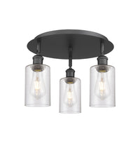 Ballston Semi-Flush Satin Nickel Brass
