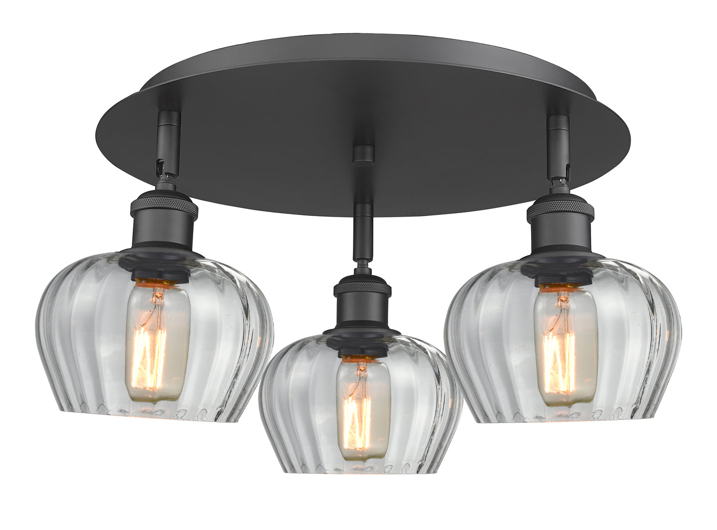 Ballston Semi-Flush Mount Satin Nickel