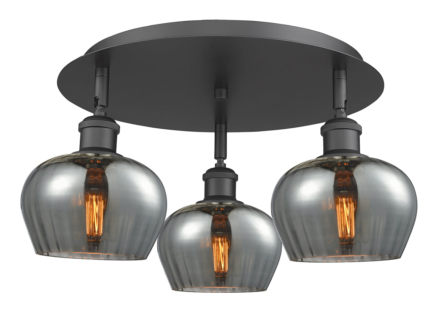 Ballston Semi-Flush Mount Satin Nickel