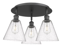 Ballston Semi-Flush Mount Satin Nickel Finish