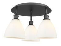 Ballston Semi-Flush Mount Satin Nickel