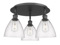 Ballston Semi-Flush Mount Satin Nickel