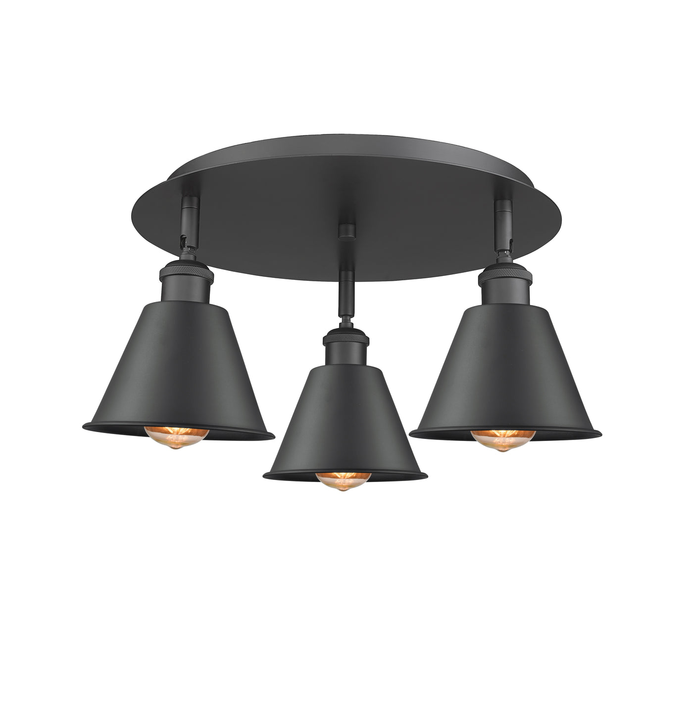 Ballston Semi-Flush Mount Satin Nickel