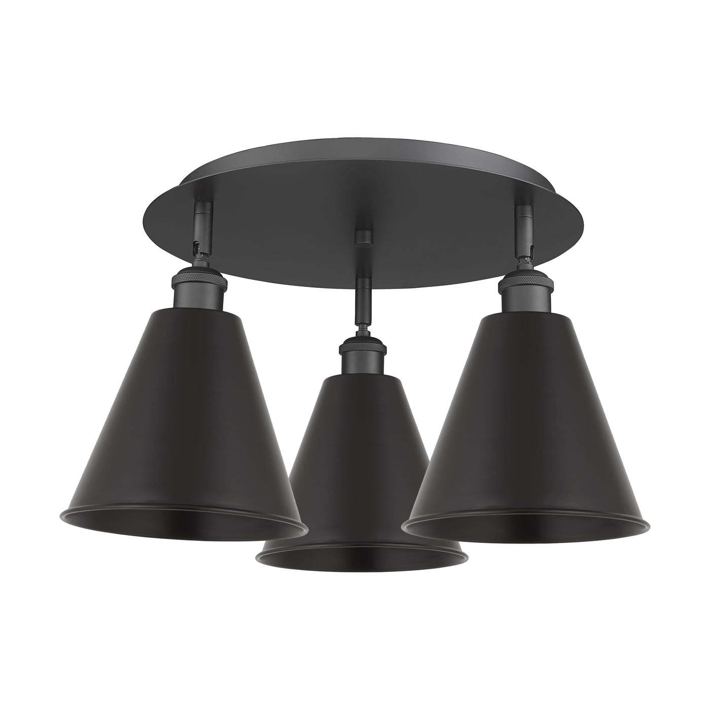 Ballston Semi-Flush Mount Satin Nickel
