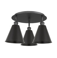 Ballston Semi-Flush Mount Satin Nickel