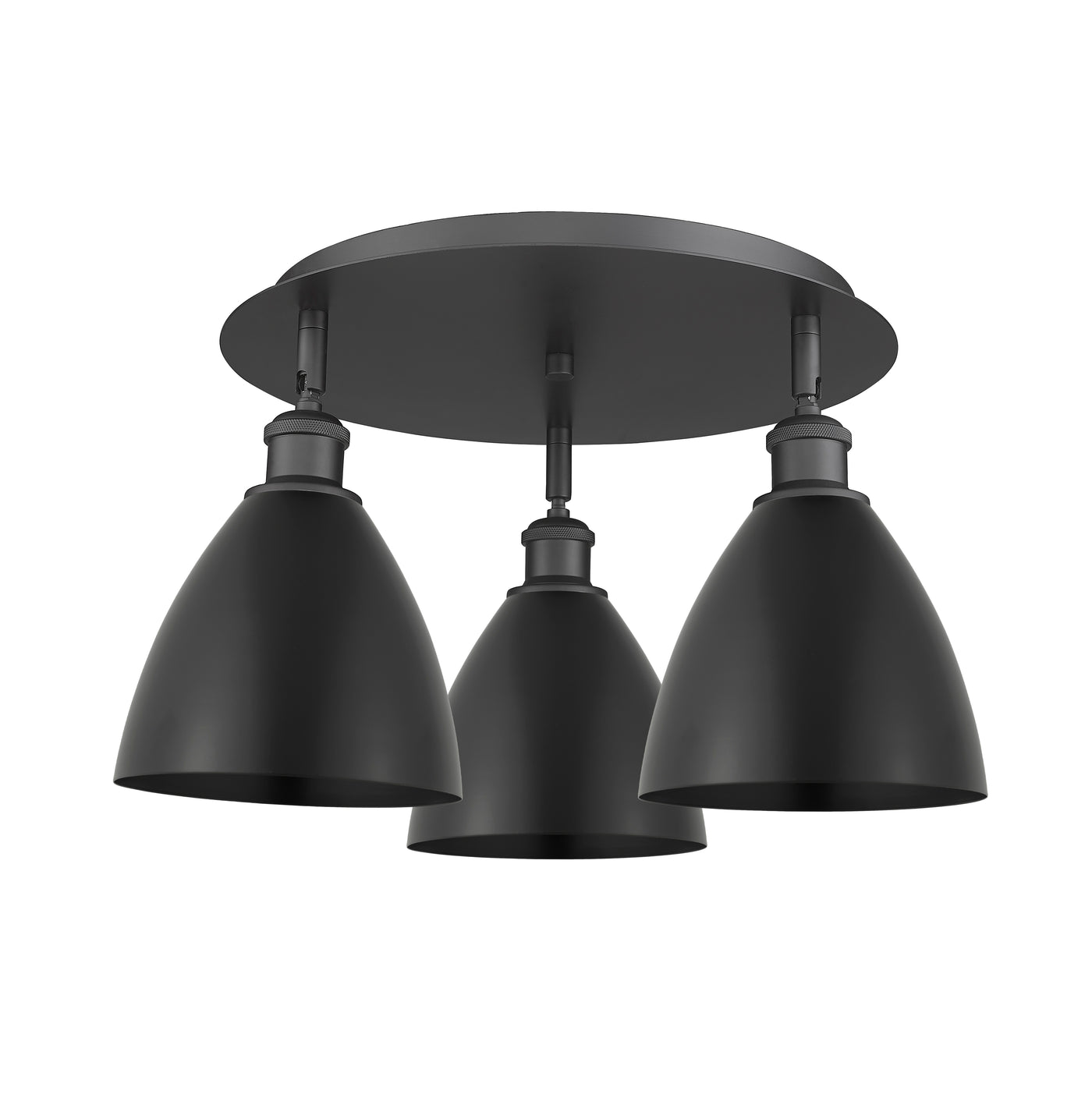 Ballston Semi-Flush Mount Satin Nickel
