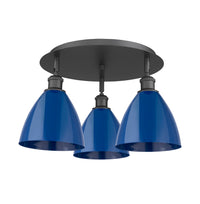 Ballston Semi-Flush Mount Satin Nickel