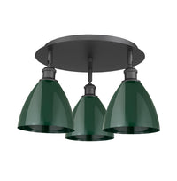 Ballston Semi-Flush Mount Satin Nickel