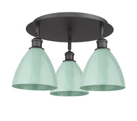 Ballston Semi-Flush Mount Satin Nickel