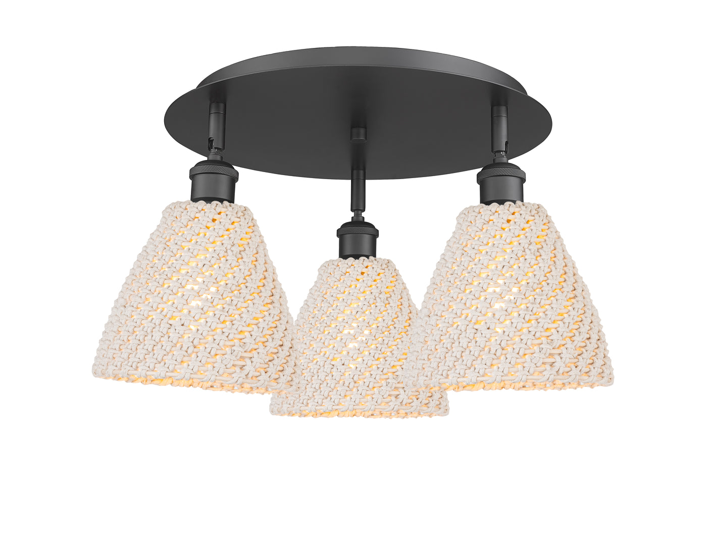 Ballston Semi-Flush Mount Satin Nickel