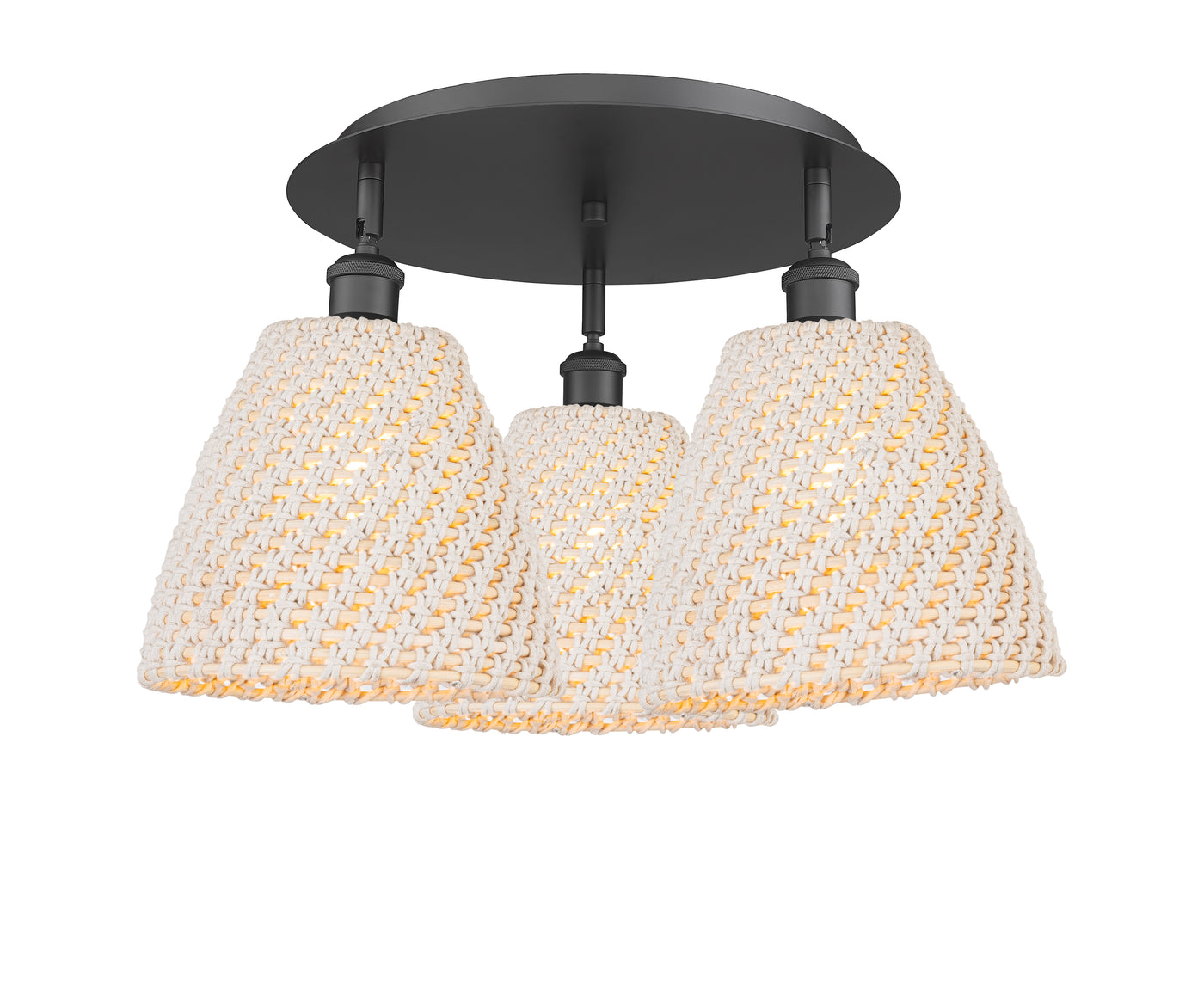 Ballston Semi-Flush Mount Satin Nickel