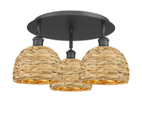 Ballston Semi-Flush Mount Satin Nickel