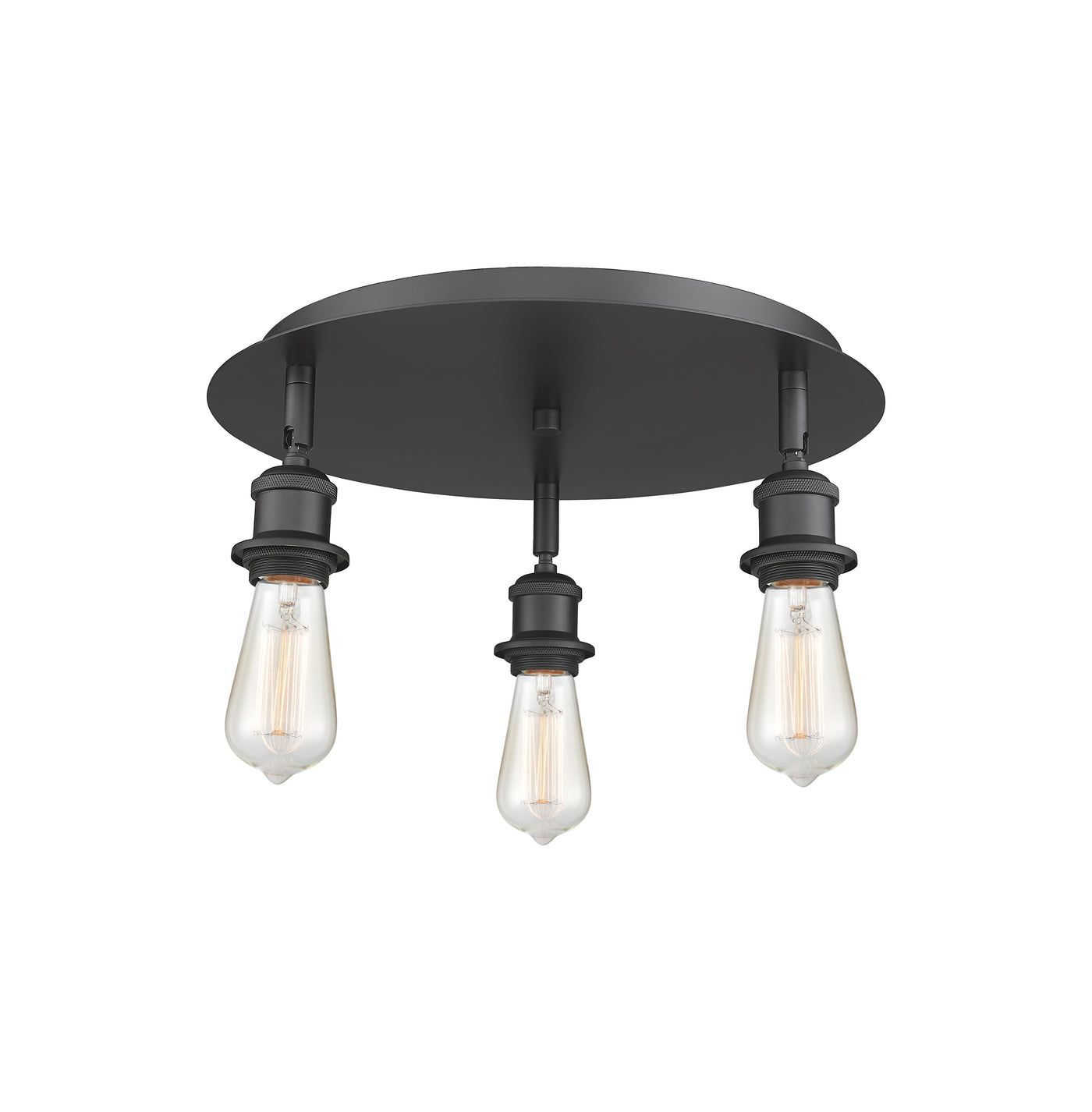 Ballston Semi-Flush Mount Satin Nickel