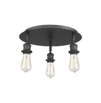 Ballston Semi-Flush Mount Satin Nickel