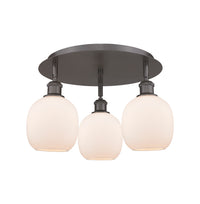 Ballston Semi-Flush Mount Satin Nickel
