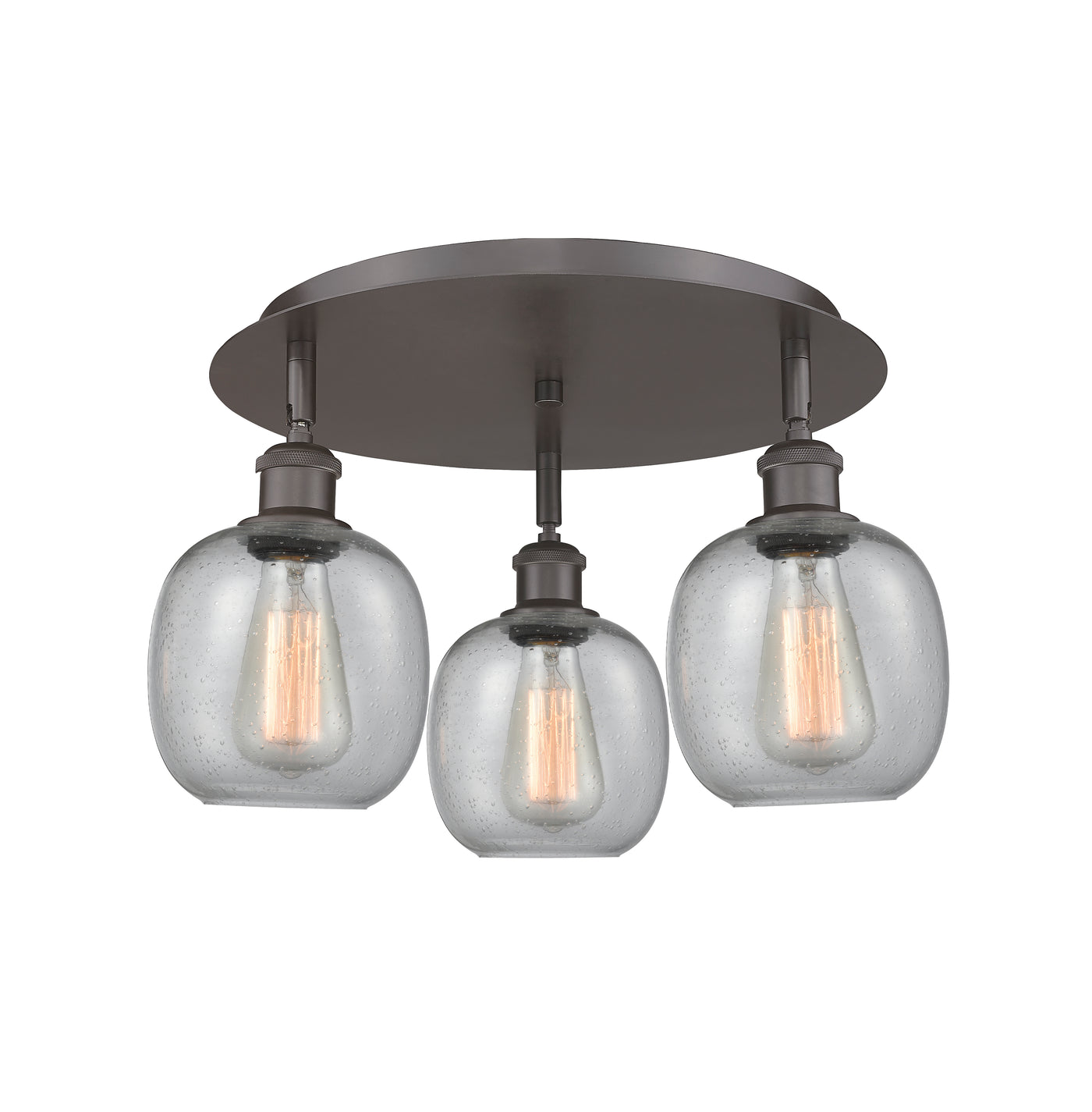 Ballston Semi-Flush Mount Satin Nickel