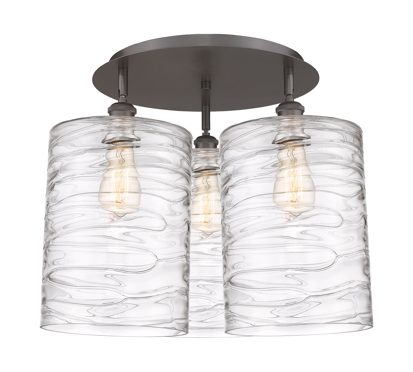 Ballston Semi-Flush Mount Satin Nickel