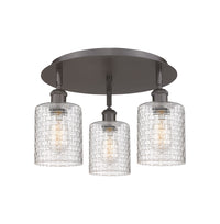 Ballston Semi-Flush Mount Satin Nickel