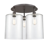 Ballston Semi-Flush Mount Satin Nickel Brass