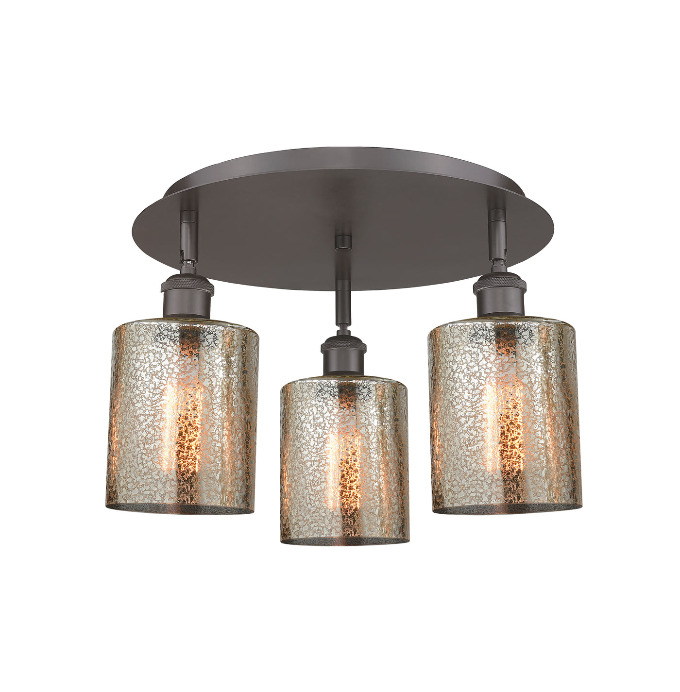 Ballston Semi-Flush Mount Satin Nickel