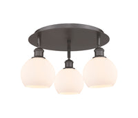 Ballston Semi-Flush Mount Satin Nickel