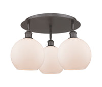 Ballston Semi-Flush Mount Satin Nickel