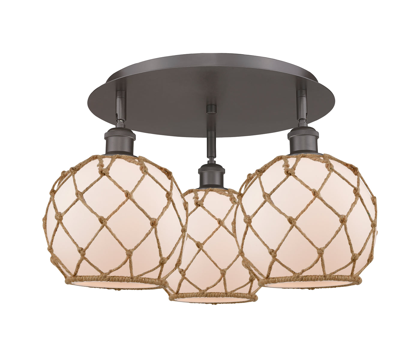 Ballston Semi-Flush Mount Satin Nickel