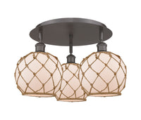 Ballston Semi-Flush Mount Satin Nickel