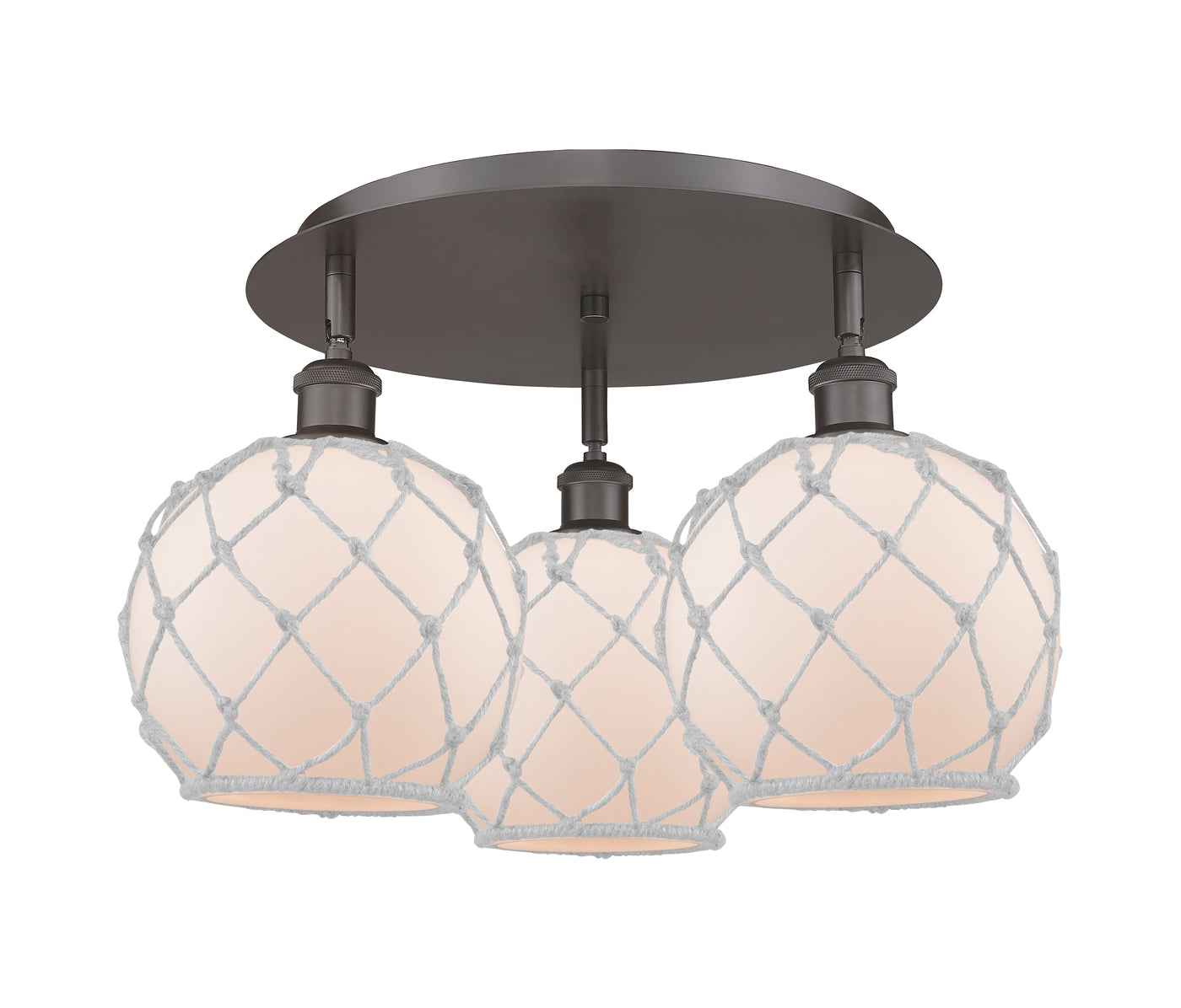 Ballston Semi-Flush Mount Satin Nickel