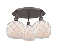 Ballston Semi-Flush Mount Satin Nickel